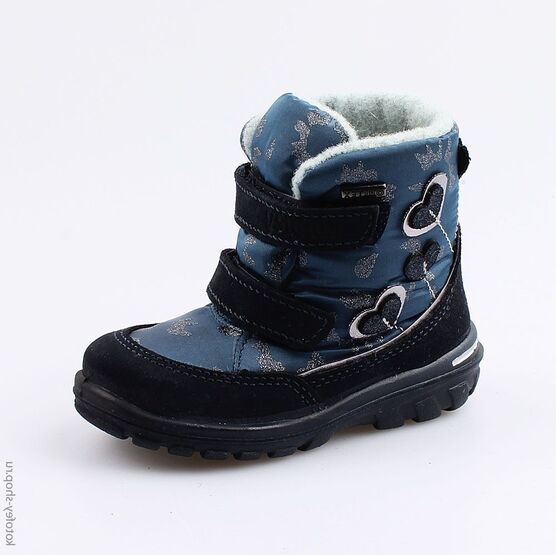 154909-41 Мембранные ботинки для девочки светло-синий