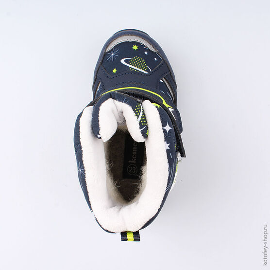 254959-42 Мембранные ботинки для мальчики син-сал фото №4