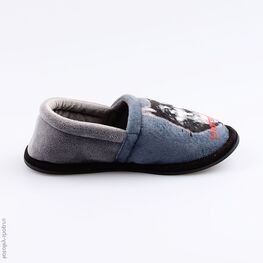 431107-12 Тапочки для мальчики серый фото №2