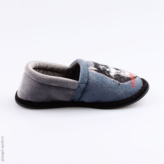 431107-12 Тапочки для мальчики серый фото №2