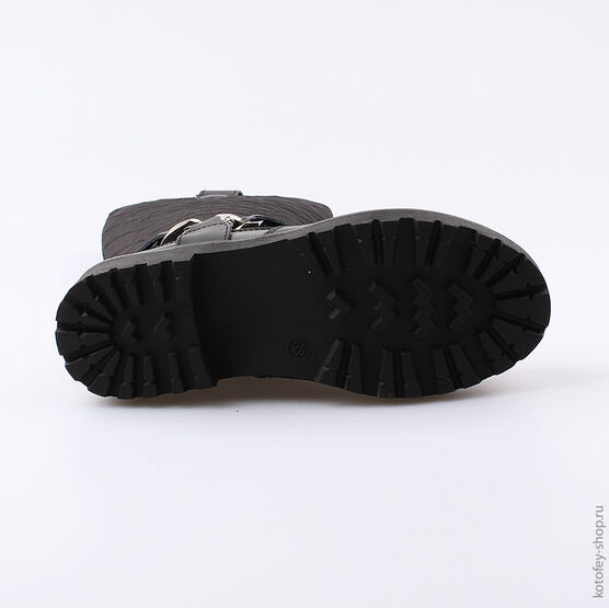 664044-41 Сапожки для девочки черный фото №3