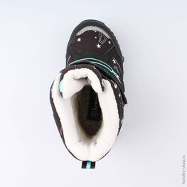 254959-41 Мембранные ботинки для мальчики чер-бир фото №4