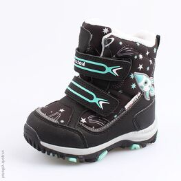 254959-41 Мембранные ботинки для мальчики чер-бир