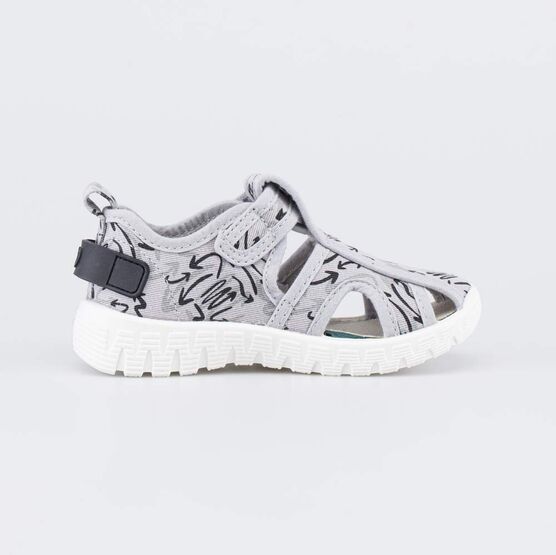 221198-12 Текстильная обувь для детей Граффити для мальчики серый,черный фото №2