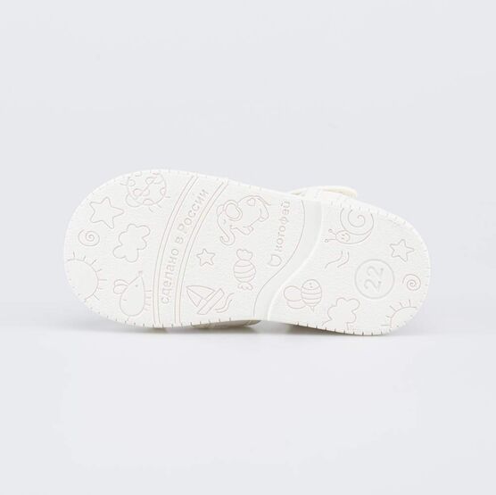 221203-72 Текстильная обувь для детей Бабочка для девочки молочный фото №3