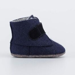 007013-48 Войлочные пинетки для мальчика Космонавт для мальчики синий фото №2