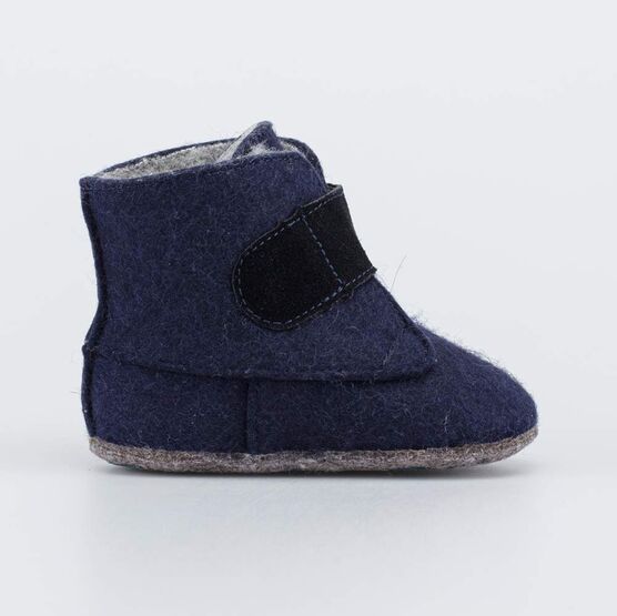 007013-48 Войлочные пинетки для мальчика Космонавт для мальчики синий фото №2