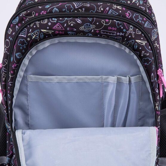 02804297-43 Рюкзак школьный цветной для девочки разноцветный фото №4