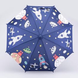 03707198-40 Детский зонт-трость Космические Открытия для мальчики синий фото №2