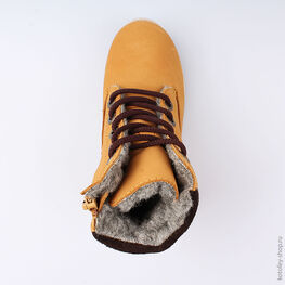 352203-43 Сапожки для мальчики желтый фото №4