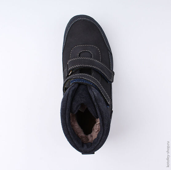 652125-52 Сапожки для мальчики светло-синий фото №4