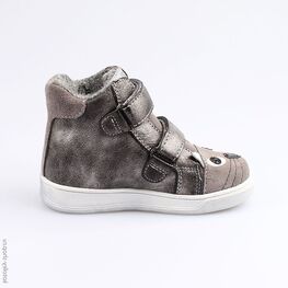 354029-31 Ботинки для девочки серый фото №2