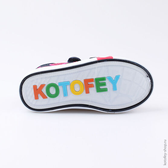 331094-11 Кеды для девочки син-фук фото №3