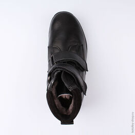 652124-51 Сапожки для мальчики черный фото №4