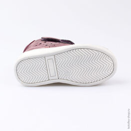 354029-32 Ботинки для девочки бордовый фото №3