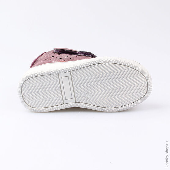 354029-32 Ботинки для девочки бордовый фото №3