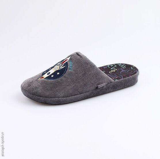 531064-11 Тапочки для мальчики серый