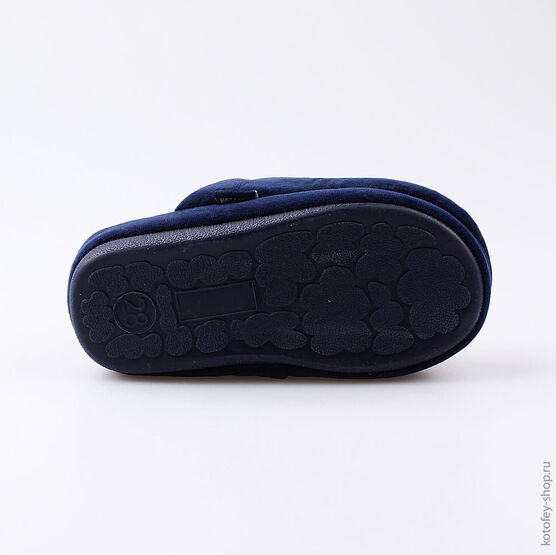 331107-11 Тапочки для мальчики син-кра фото №3
