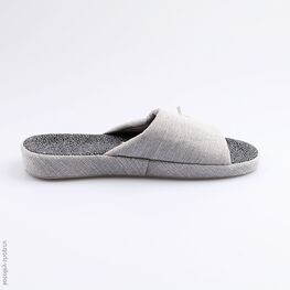 731054-11 Тапочки для девочки серый фото №2