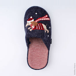 531063-11 Тапочки для девочки светло-синий фото №4