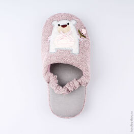 331102-11 Тапочки для девочки розовый фото №4