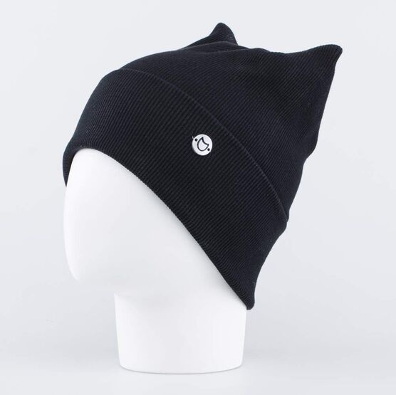 07711685-40 Шапка детская двухслойная черный для мальчики черный