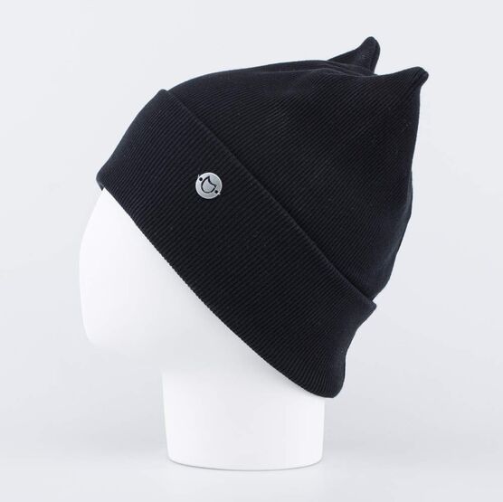 07711685-40 Шапка детская двухслойная черный для мальчики черный фото №2
