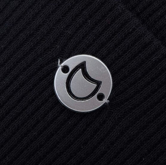 07711685-40 Шапка детская двухслойная черный для мальчики черный фото №3