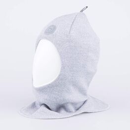 07711376-41 Зимняя шапка-шлем для мальчика светло-серый для мальчики светло-серый