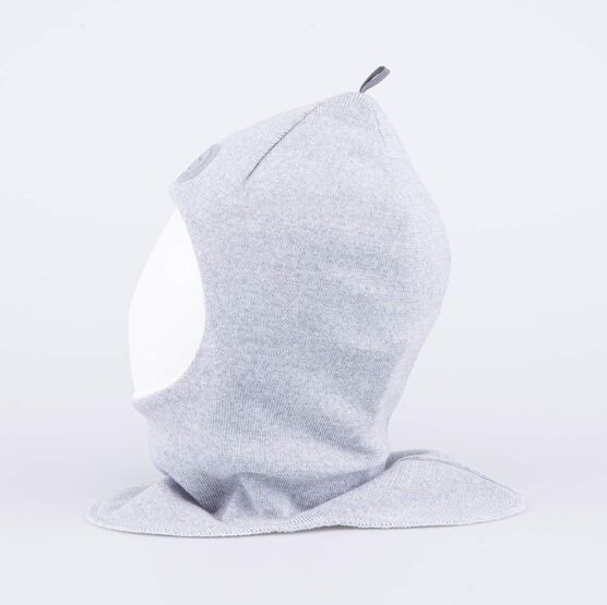 07711376-41 Зимняя шапка-шлем для мальчика светло-серый для мальчики светло-серый фото №2