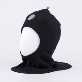 07711558-40 Зимняя шапка-шлем для мальчика черный для мальчики черный