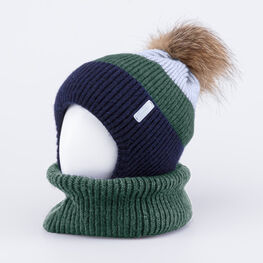 07711565-41 Шапка и снуд для мальчики оливковый