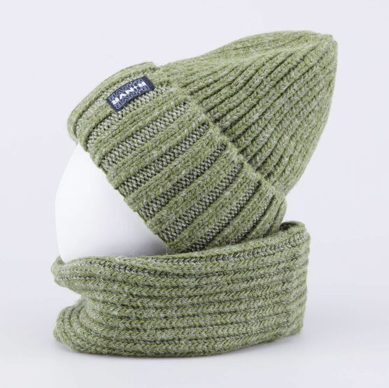 07711572-40 Шапка и снуд оливковый для мальчики оливковый фото №2