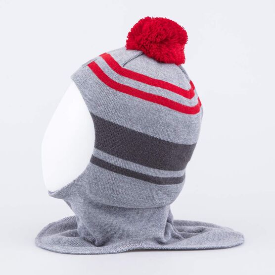 07711574-40 Детская шапка-шлем серый для мальчики серый фото №2