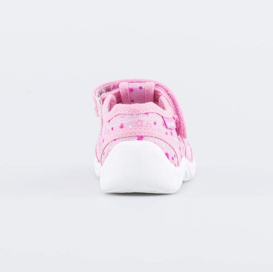 221134-11 Текстильные сандалии для малышей для девочки розовый фото №5