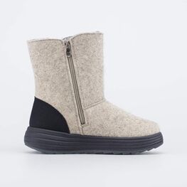 667047-41 Валенки-полусапожки Стикер бежевый для девочки бежевый фото №2