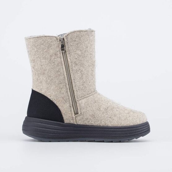 667047-41 Валенки-полусапожки Стикер бежевый для девочки бежевый фото №2