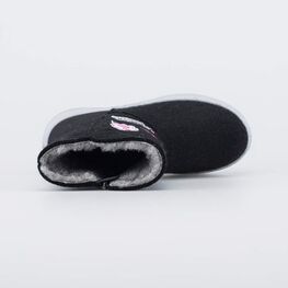 667047-42 Валенки-полусапожки Стикер черный для девочки черный фото №4