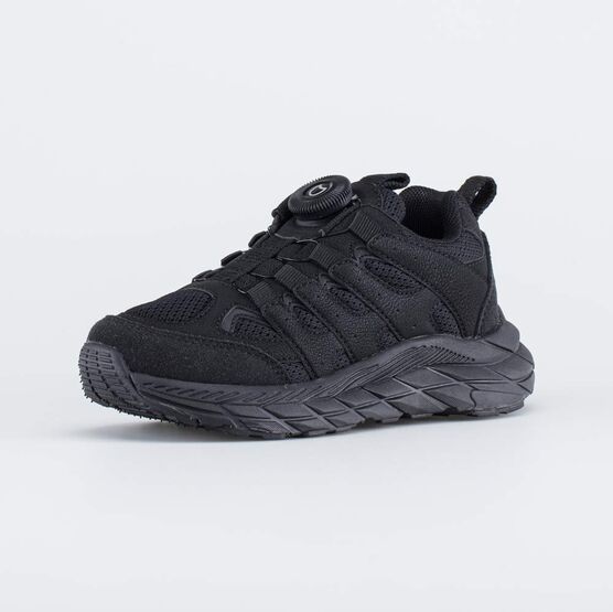 644438-12 Кроссовки с системой быстрой шнуровки для мальчики черный