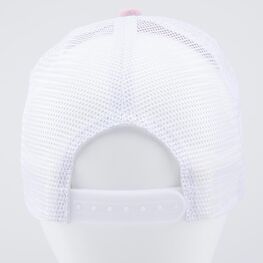 07809098-40 Кепка-бейсболка с сеточкой Медвежонок для девочки белый,розовый фото №4