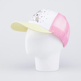 07809100-40 Кепка-бейсболка с сеточкой Единорожка для девочки разноцветный фото №2