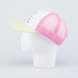 07809100-40 Кепка-бейсболка с сеточкой Единорожка для девочки разноцветный фото №3