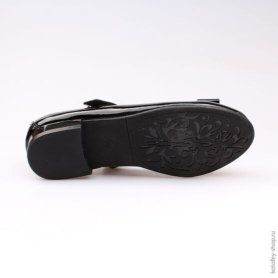 532163-21 Туфли для девочки черный фото №3
