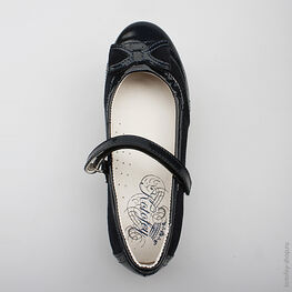 632153-24 Туфли для девочки светло-синий фото №4