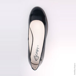 732090-22 Туфли для девочки светло-синий фото №4