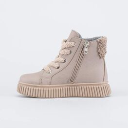 352409-32 Демисезонные ботинки для девочки Медвежонок для девочки бежевый фото №2