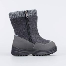 267064-41 Валенки на молнии для мальчики серый фото №2