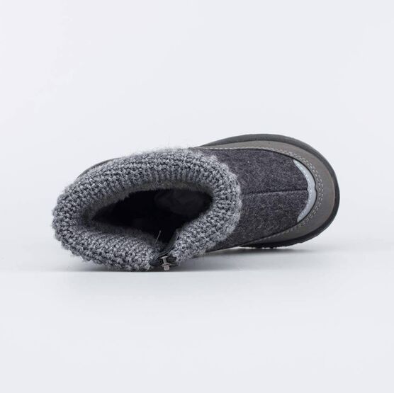 267064-41 Валенки на молнии для мальчики серый фото №4