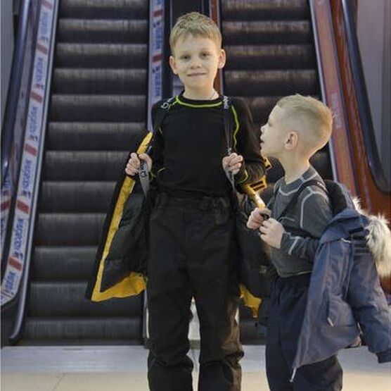 07057001-41 Зимняя куртка для мальчиков Синий для мальчики синий фото №7