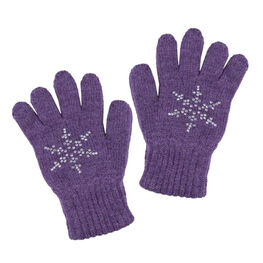 07822171-41 Перчатки для девочек черника для девочки разноцветный